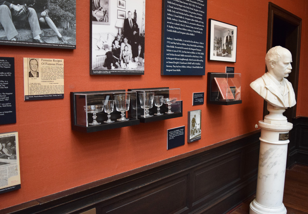 Picture Gallery family glassware display cases